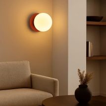 Barcelona LED Aplique de pared bola cristal "ARCE" - E27 - Ø 15cm