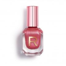 Esmalte de uñas Makeup Revolution High Gloss, tono satinado suave y elegante, acabado brillante, secado rápido, 10 ml, manicura profesional y duradera