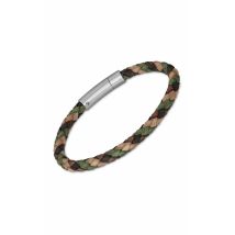 Pulsera Lotus Style Basic Hombre Piel Beige, Marrón y Verde LS2141-2/4