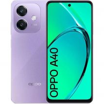 OPPO A40 - Smartphone Libre, 8GB RAM, 128GB Almacenamiento, Pantalla HD+ 6.7", Cámara 50+2+8 MP, Android, Batería 5100mAh, Carga Rápida 45W