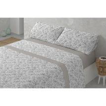 Juego de Sábanas MICRIFIBRA. Cama de 90, 105, 135, 150.  Fino y Ligero, Extrasuave, 3 piezas, Bajera, Encimera, Funda de Almohada.  Rosa, Gris, Turquesa, Azul. No hace Bolas