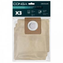 Cecotec Aspirador trineo Pack de 3 bolsas para aspirador de trineo Conga PowerBag 2500 Compact Plus Cecotec