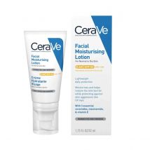 CeraVe Loción Fotoprotectora SPF50+ Hidratante AM 52ml. UVB+UVA.