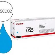 Liderpapel Toner Canon 055 LBP664CDW / MF745CDW / I-sensys LBP663CDW / LBP664CX / MF742CDW Cian 2100 Páginas - Alta Calidad