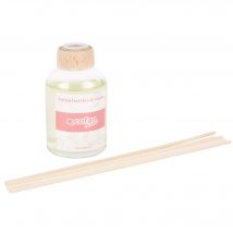 Cofan Ambientador de varillas fresa y nata | Aroma intenso | Varillas de ratán | Frasco de vidrio | Capacidad: 50 ml