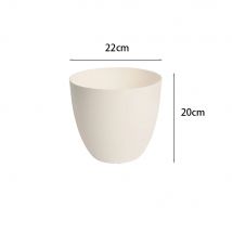 Poenia Arte Floral - Maceta de Plástico 22x20cm 2pcs - Flores y Plantas Artificiales