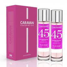 Caravan Fragancias cajas de regalo con 2 Perfumes de 150 ml para Mujer - Fragancia Oriental, Notas de Mandarina, Jazmín, Ámbar y Vainilla - Regalo Ideal para Cualquier Ocasión - Eau de Parfum