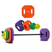 ALLINLIFE CONJUNTO DE PESOS E BARRAS, TOTAL 20 KG, AJUSTÁVEL, IDEAL PARA TREINAR EM CASA, VÁRIOS PESOS DISPONÍVEIS EM NOSSA LOJA, FRETE GRÁTIS