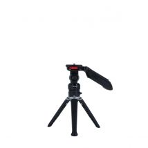 Rollei Creator Grip - Minitrípode: trípode flexible 3 en 1 para grabaciones de primera clase con cabezal giratorio de 360 ° Soporte para cámara compacta y Soporte para Smartphone