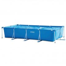 Piscina tubular rectangular con depuradora Metal Frame INTEX, Piscina Intex 450x220x84 cm