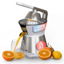 UNIVERSALBLUE Universalblue Exprimidor Eléctrico JUICY PLUS 300/GR - Potencia 300W - Filtro Ajustable - Sistema Antigoteo