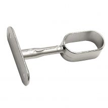 SANCO STORE - WOLFPACK LINEA PROFESIONAL Soporte Barra Ovalado Central Niquel