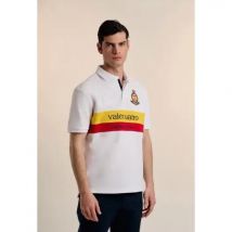 Polo Valecuatro franjas ESP blanco