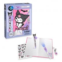 Licencia Infantil - Diario con Bolígrafo Mágico + Bolígrafo con Topper de Kuromi para Niñas