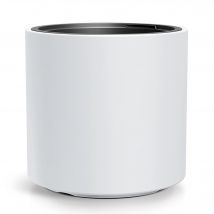 Macetero Blanco con Depósito HEOS de Prosperplast 29.8x29.8x29cm