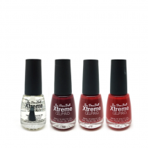 Pack LOVE Esmalte efecto gel de rápido secado y color intenso 18ml By Doribell