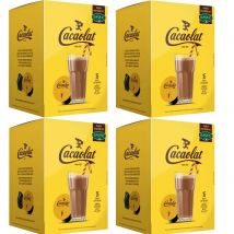 Origen & Sensations Cacaolat 4 Cajas de 16 Cápsulas Origen Sensations - Cacao con Leche Cremoso y Delicioso