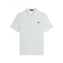 Polo Fred Perry Blanco Hombre Original Estilizado Diseño Entallado