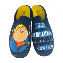 Zapatillas casa hombre Flossy 27-10 fabricadas en España plantilla extraíble, flexible, ligeras y gran confort.