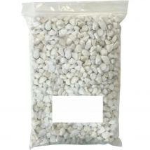 flonatur Piedras Blancas para Jardin y Terratios| Piedras Decorativas para Macetas | Ideal para Acuarios | Piedras Marmolina Blanca |Fácil Aplicación y Múltiples Usos