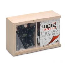 Accesorios ajedrez en caja de madera Accesorios Juegos de mesa Cayro