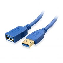 Nanocable Cable USB 3.0 2m Azul - Alta Velocidad de Transferencia