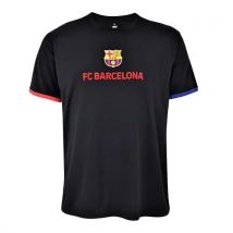 FC Barcelona Camiseta 2ª Fan Club 2024-25 - Con Licencia Oficial - Color Negro - Talla Adulto
