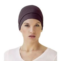 Christine Headwear Anna Viva Tube 1355-0552 | Turbante en Tubo de Algodón Burdeos