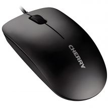 Cherry MC 1000 - Ratón (Ambidextro, Óptico, USB, 1200 dpi, Negro)