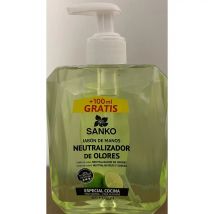 Sanko- Jabón líquido de manos neutralizador de olores 400 ml.