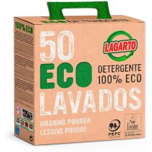 Lagarto - Pack de 4 Maletas de detergente en polvo Ecológica 50 Lavados para lavadora  -  2550 gr cada una