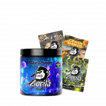 PACK GUERRERO - Pack 1 Bote de Bebida Energética en Polvo Sin Azúcar (300 gramos por bote) + 3 Sobre Monodosis (Toma de 5 gramos). Sabores a Elegir - GORILA DRINKS®
