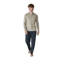 J&J Brothers-Pijama Algodón Manga Larga JJBFP5602 para Hombre
