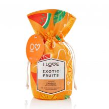 Vela Aromática / I Love / Frutas Exóticas, Mango, Toronja y Piña, 160 g