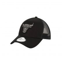 Gorra New Era Chicago Bulls Unisex Negro con Logotipo del Equipo