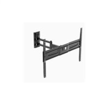 Meliconi FLATSTYLE FDRP600, Soporte de pared para TV de doble brazo y doble inclinación, Soporte para TV plana de 40" a 82", Montaje VESA 300-400-600x400, Capacidad 45 Kg, Hecho en Italia, Negro