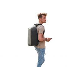 Xd design bobby hero regular usb anti-theft backpack black (unisex bag)