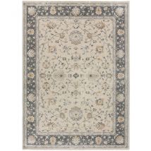 ATTICGO Alfombra de Interior Estilo Geométrico en Beige - Sensation 12679 | 133x190, 200x290, 160X230, 80X150 cm