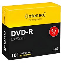 Intenso 4101652 - Pack de 10 DVD-R (4.7 GB)