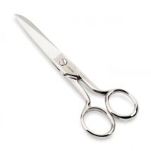 Arcos Tijeras Costura Acero Forjado 152 mm - Uso Doméstico y Profesional - Niqueladas Plata - Serie Style