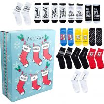 Paladone Calendario de Adviento Belleza Friends 12 Días de Productos de Baño y Cuerpo - Calcetines Unisex Inspirados en Friends
