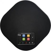 Laia tpb+ micrófono-altavoz negro usb y bt pantalla táctil 12 micros digitales beamforming / salas de reuniones grandes aulas / conexión con teléfonos móviles / pc por bt usb. distancias hasta 6 m.
