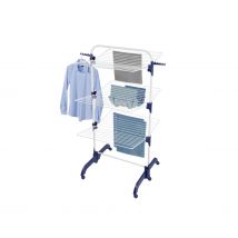 Leifheit Tower Dryer Comfort 420, tendedero, tendedero, espacio de secado de 42 m, marco de acero resistente, incluye clips para calcetines y perchas, abierto 167 x 66 x 87 cm de alto; cerrado 95 x 66