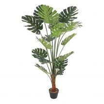 Bonerva | Monstera Deco 150 cm Altura | Planta artificial para decorar interiores: hogares, negocios y hoteles | Sin mantenimiento