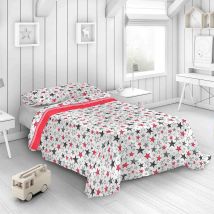 NATURALS - Juego de Sábanas Infantil Estampadas 3/4 Piezas - 50% Algodón 50% Poliéster Extra Suave - Cama 90/105 - RODANO