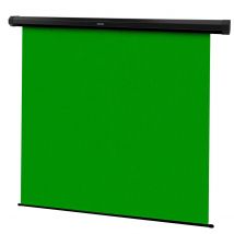 OZONE CHROMA VERDE X80 - Diseñado para Streaming y Fotografia Profesional, 150x180cm, Sistema motorizado, Fondo Intercativo, No Reflectante, Antiarrugas