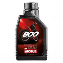 Motul 800 2T Factory Line - Lubricante de competición 100% sintético ESTER Core® para motores  2
