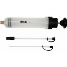 Yato, modelo YT-07083, Pistola engrasadora manual con palanca, ideal para lubricación precisa en maquinaria y vehículos, fabricada con materiales de alta calidad