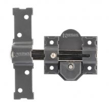 Cerrojo b-7 llave y pulsador pasador de 143mm cilindro pera de 50mm