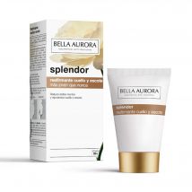 BELLA AURORA - Splendor Crema Reafirmante Cuello y Escote 50ml, Hidratante para Mujer Anti-Edad, Tratamiento Anti-Arrugas para la Cara Día y Noche